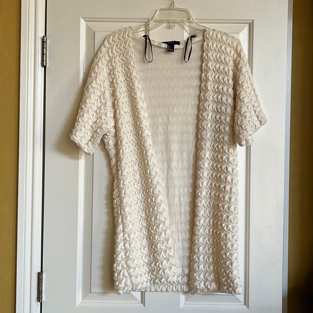 Forever 21 sweater cream PP - 20” length -30”